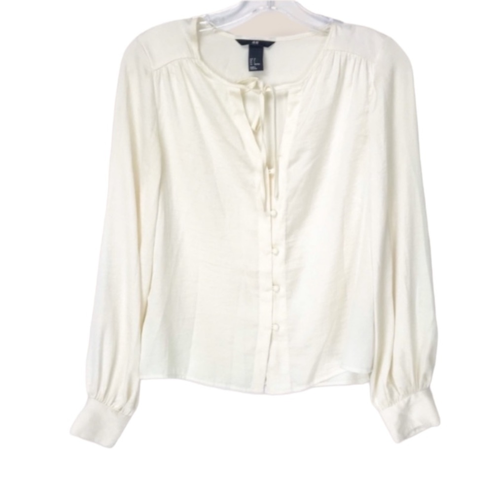 H&M Ivory Blouse
